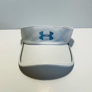 Under Armour White Visor with Silver Logo